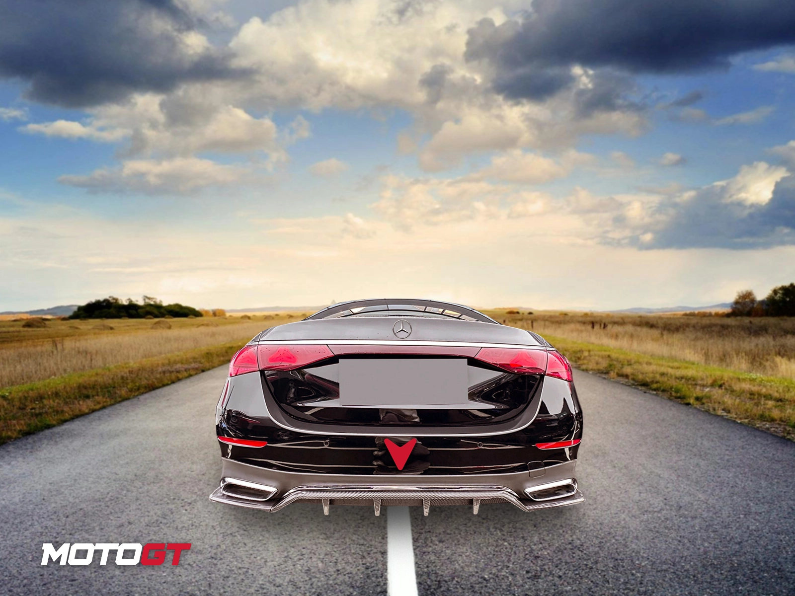 E CLASS REAR DIFFUSER TRIM